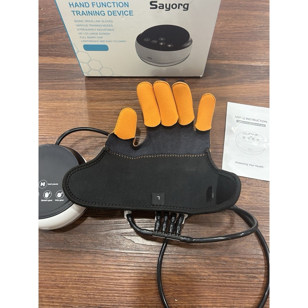 Sayorg Left Hand Function Stroke Rehab Robot Training Device Glove, Size Large - Picture 11 of 16